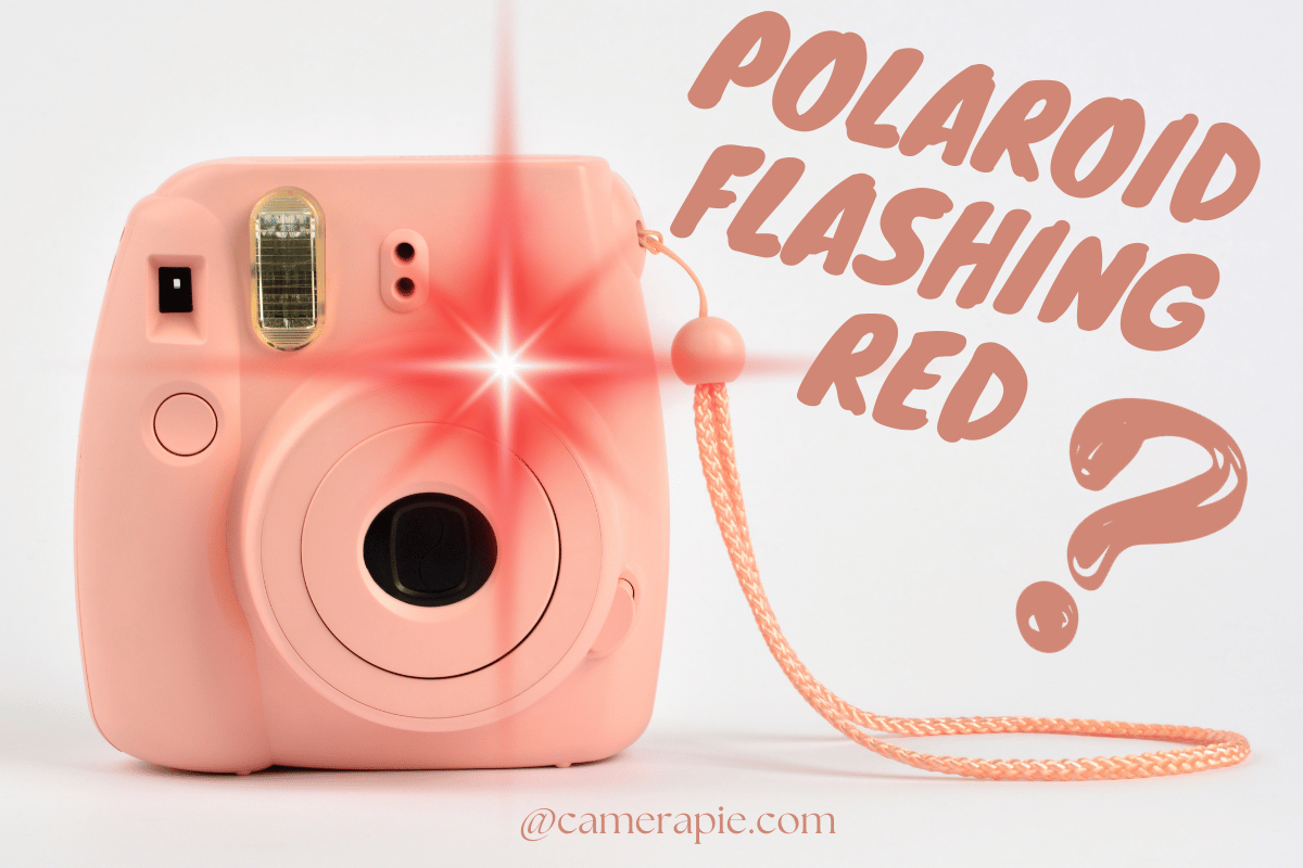 Why is my Polaroid Flashing Red?