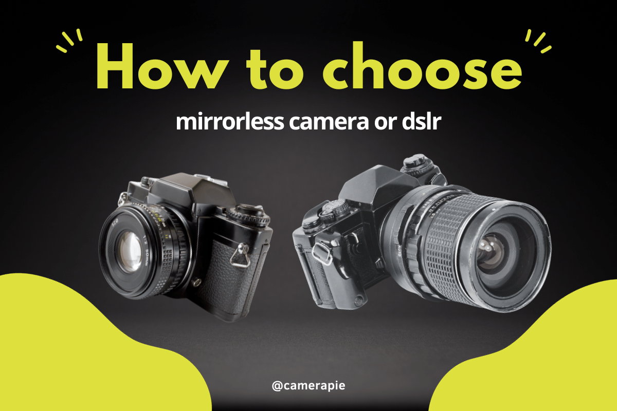 mirrorless camera or dslr