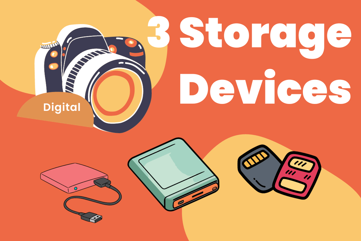 3 Digital Camera Storage Devices
